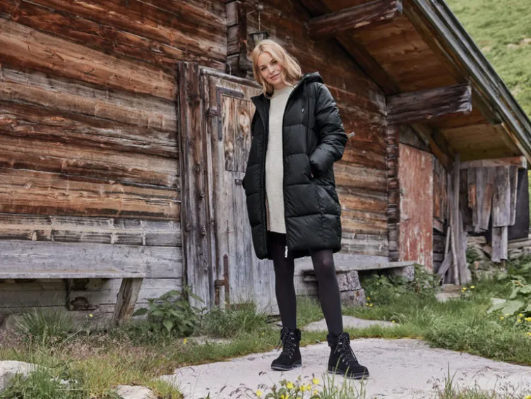 Damen Pulloverkleid, Grobstrick im Oversize-Look