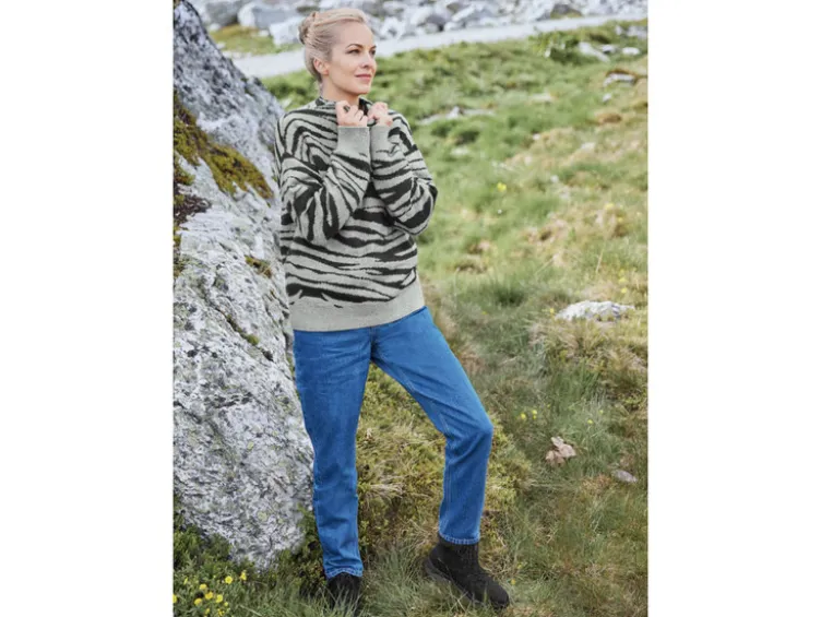 Damen Pullover, leger geschnitten