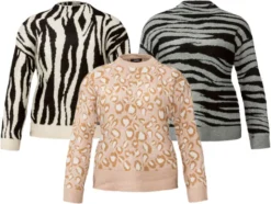 Damen Pullover, leger geschnitten