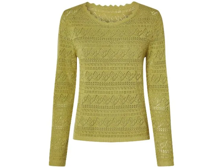Damen Pullover mit Leinen