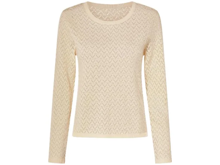 Damen Pullover mit Leinen