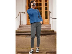 Damen Pullover mit Lochstrick