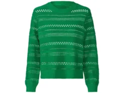 Damen Pullover mit Lochstrick