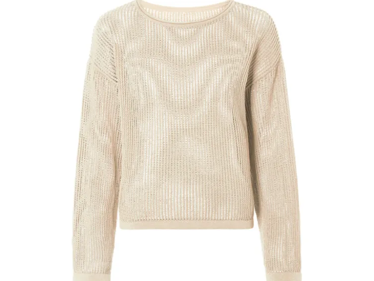 Damen Pullover mit Lochstrick