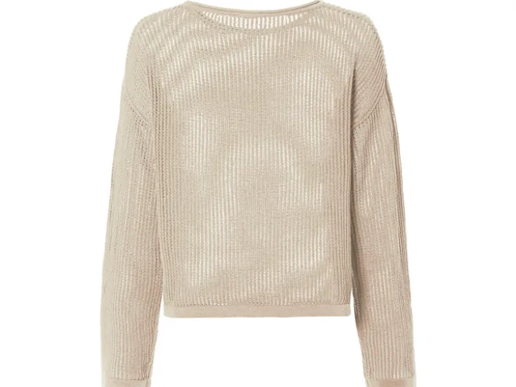 Damen Pullover mit Lochstrick