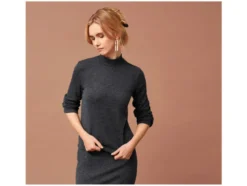 Damen Pullover, mit Stehkragen