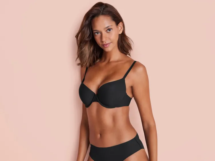 Damen Push-Up BHs, 2 Stück, mit verstellbaren Trägern