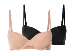 Damen Push-Up BHs, 2 Stück, mit verstellbaren Trägern