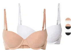 Damen Push-Up BHs, 2 Stück, mit verstellbaren Trägern