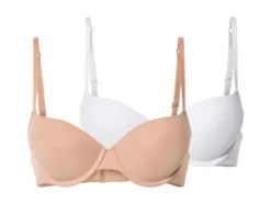 Damen Push-Up BHs, 2 Stück, mit verstellbaren Trägern