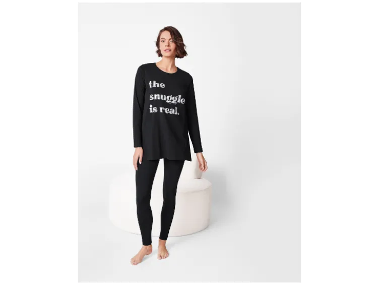 Damen Pyjama, angenehmer Tragekomfort