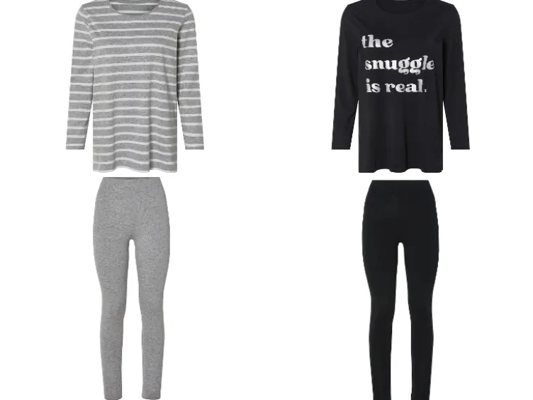 Damen Pyjama, angenehmer Tragekomfort