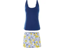 Damen Pyjama, aus reiner Baumwolle