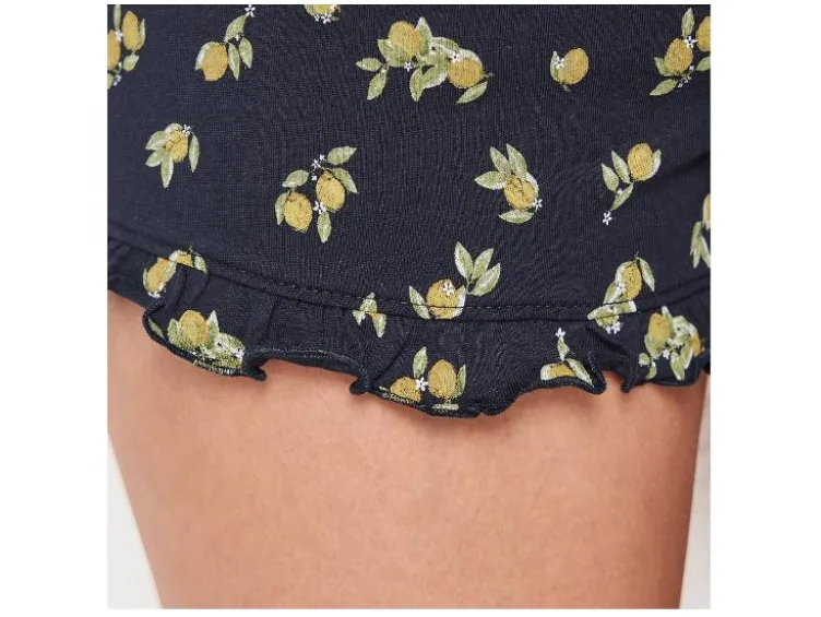 Damen Pyjama, aus reiner Baumwolle