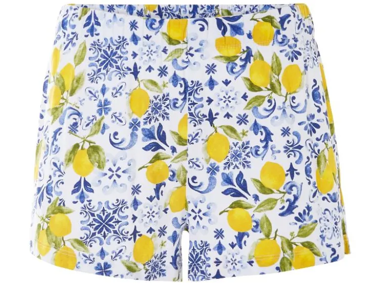 Damen Pyjama, aus reiner Baumwolle