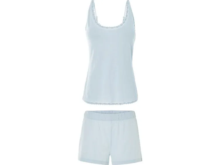 Damen Pyjama, aus reiner Baumwolle
