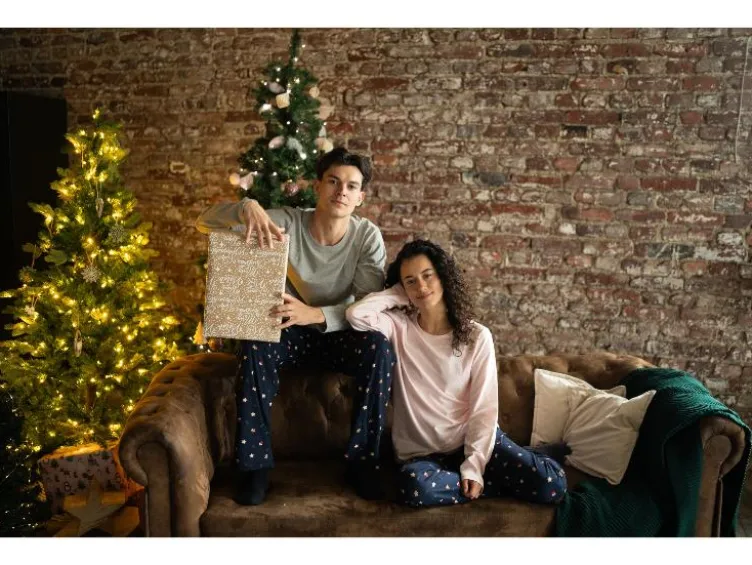 Damen Pyjama in Geschenkbox