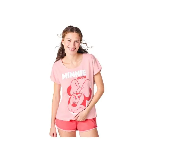 Damen Pyjama »Minnie Maus / Stitch«