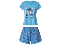 Damen Pyjama »Minnie Maus / Stitch«