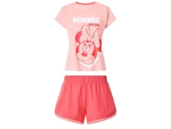 Damen Pyjama »Minnie Maus / Stitch«
