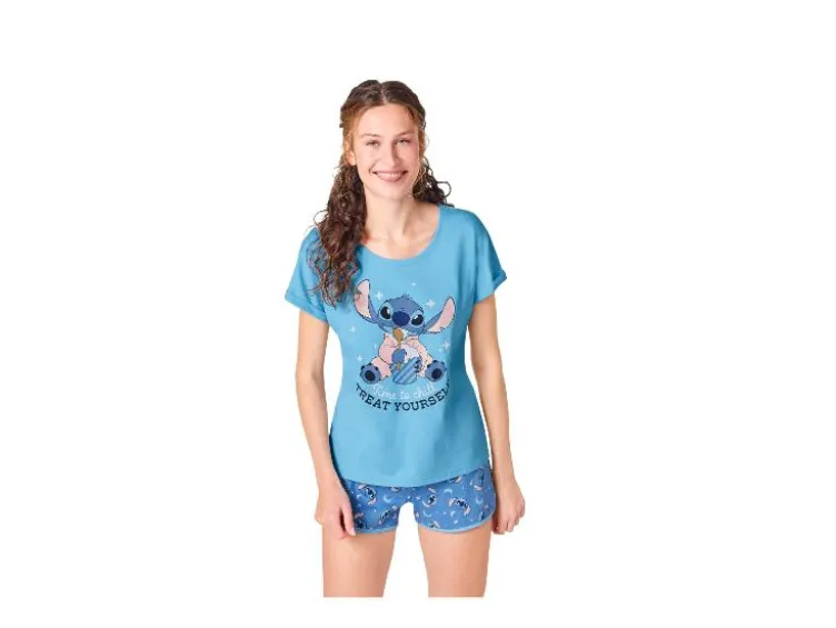 Damen Pyjama »Minnie Maus / Stitch«