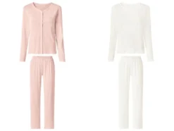 Damen Pyjama-Set, 3-teilig