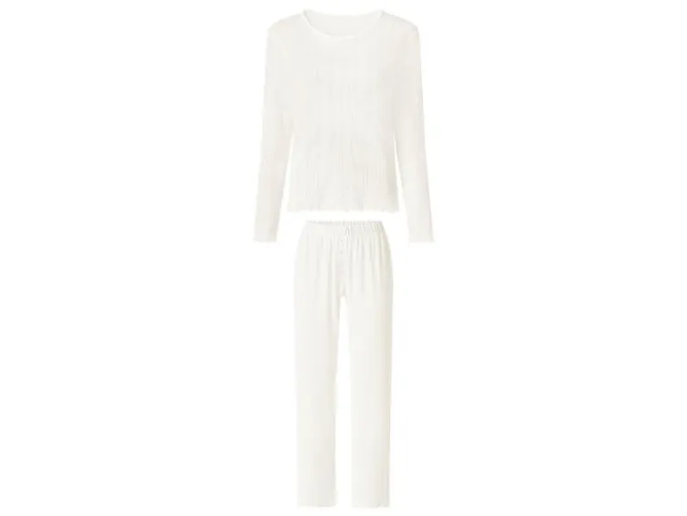 Damen Pyjama-Set, 3-teilig