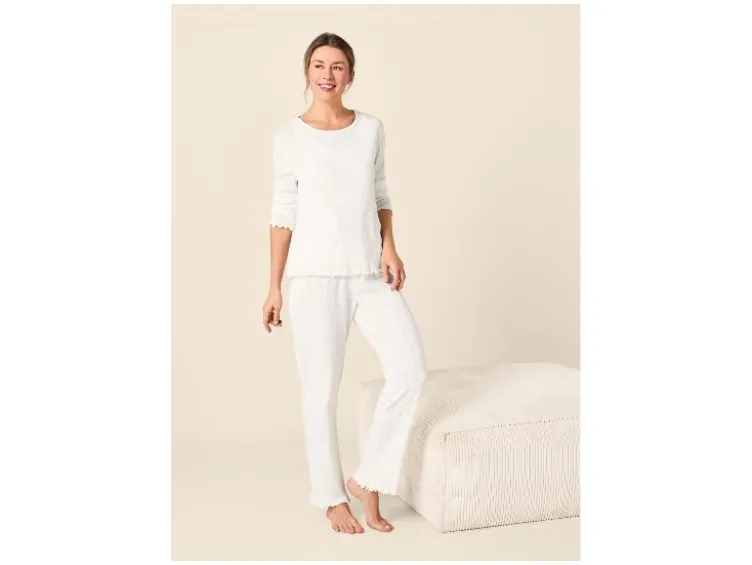 Damen Pyjama-Set, 3-teilig