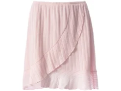 Damen Rock in modischer Wickeloptik, rosa