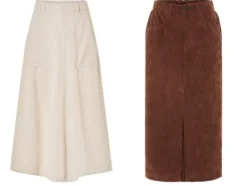 Damen Rock, mit recyceltem Material