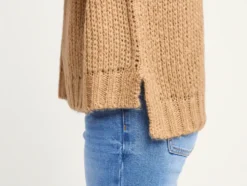 Damen Rollkragenpullover aus Grobstrick