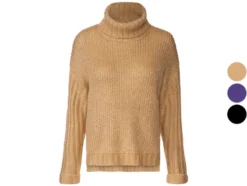 Damen Rollkragenpullover aus Grobstrick