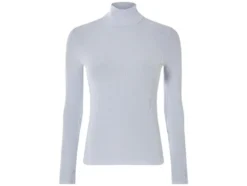 Damen Rollkragenshirt, in modischer Ripp-Qualität