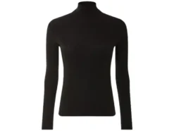 Damen Rollkragenshirt, in modischer Ripp-Qualität