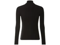 Damen Rollkragenshirt, in modischer Ripp-Qualität