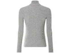 Damen Rollkragenshirt, in modischer Ripp-Qualität