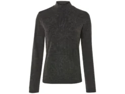 Damen Rollkragenshirt, in modischer Ripp-Qualität