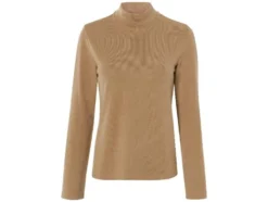 Damen Rollkragenshirt, in modischer Ripp-Qualität