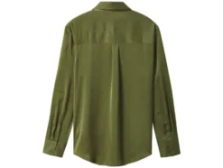 Damen Satin-Bluse