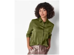 Damen Satin-Bluse