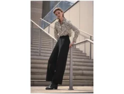 Damen Satin-Bluse