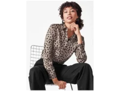 Damen Satin-Bluse