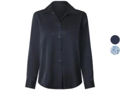 Damen Satin-Bluse