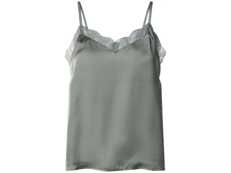 Damen Satin-Pyjama