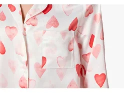 Damen Satin-Pyjama