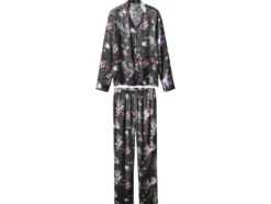 Damen Satin-Pyjama