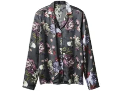 Damen Satin-Pyjama