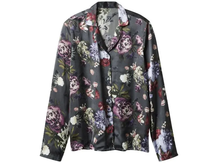 Damen Satin-Pyjama