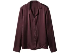 Damen Satin-Pyjama
