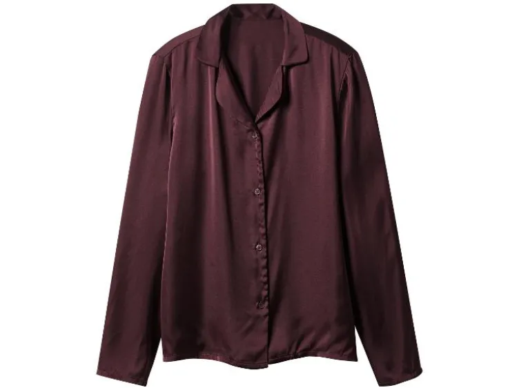 Damen Satin-Pyjama